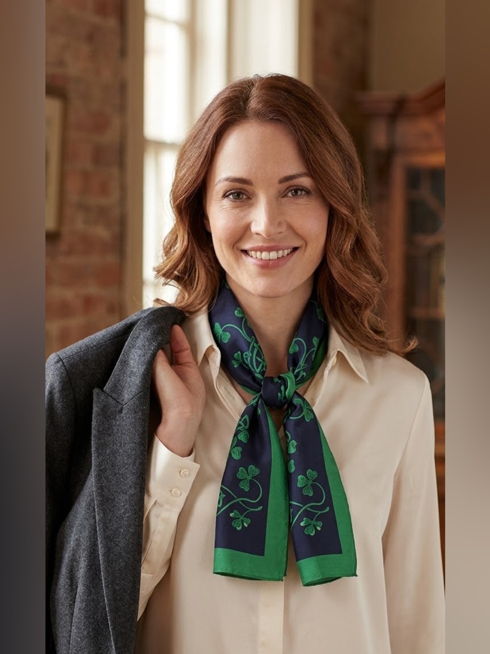 Patrick Francis 100% Silk Irish Scarf